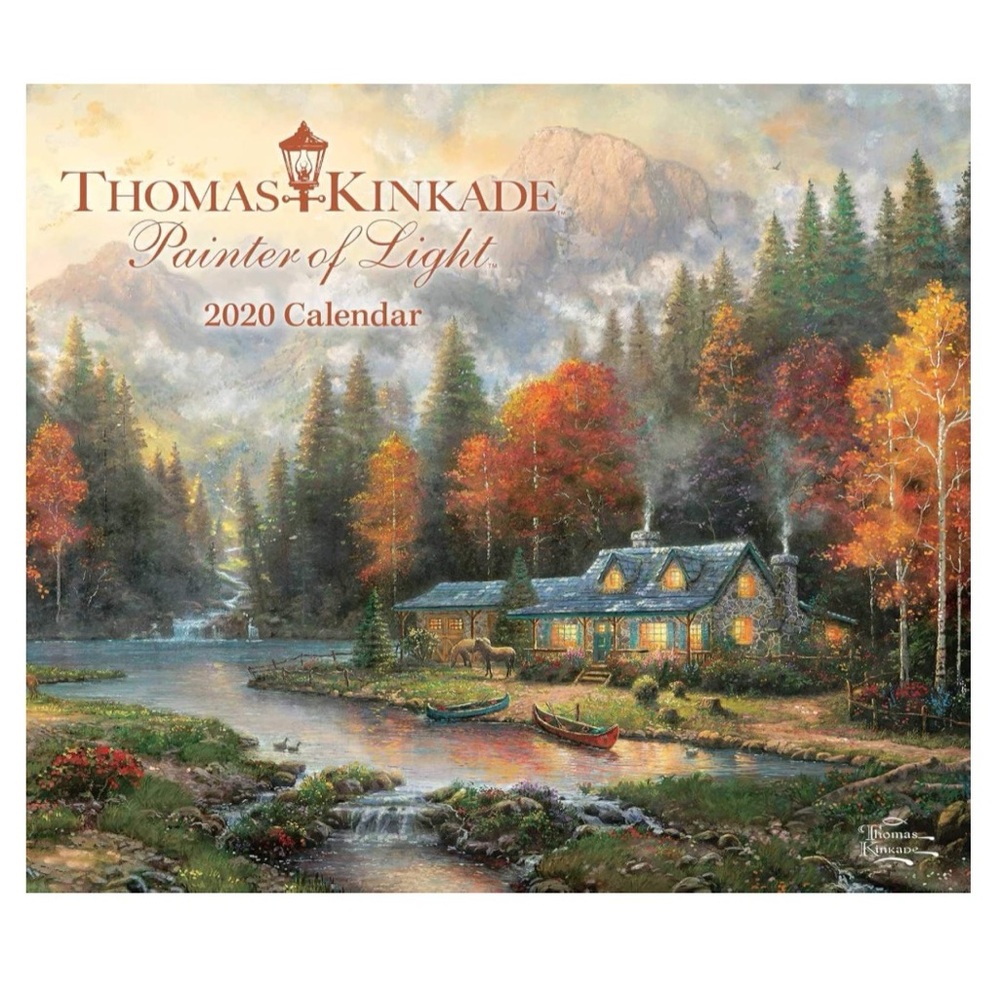 Thomas Kinkade 2020 Deluxe Wall Calendar